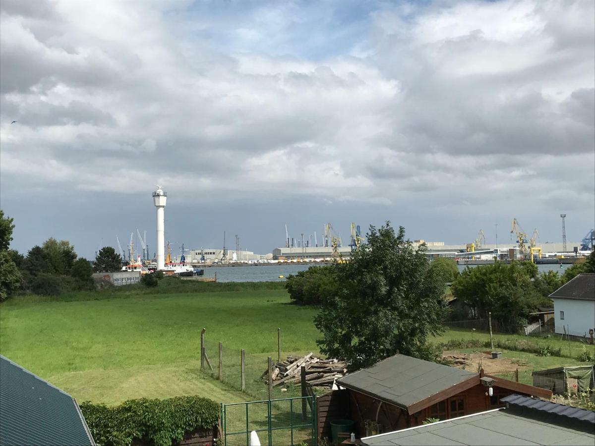 Ferienwohnung Mit Warnowblick Rostock Luaran gambar